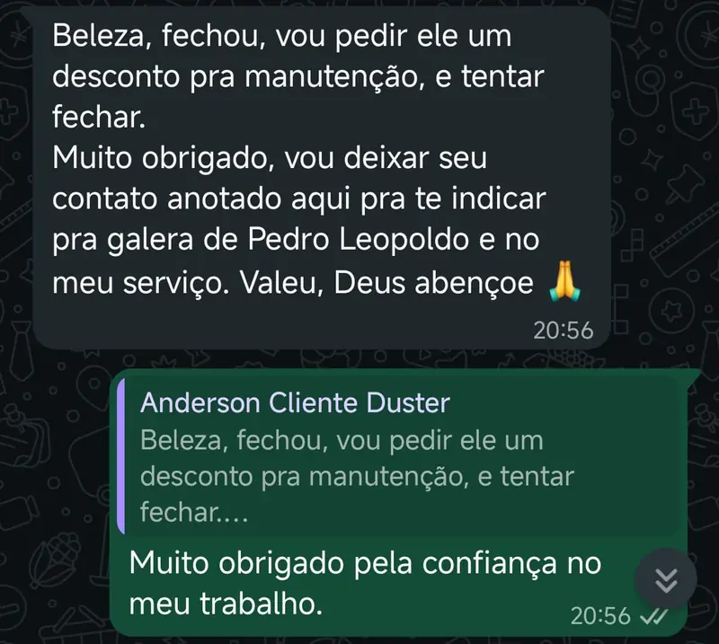 Depoimento de cliente 2