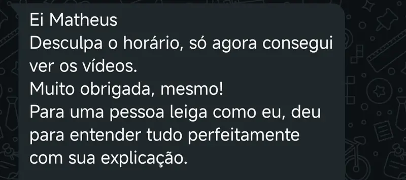 Depoimento de cliente 8